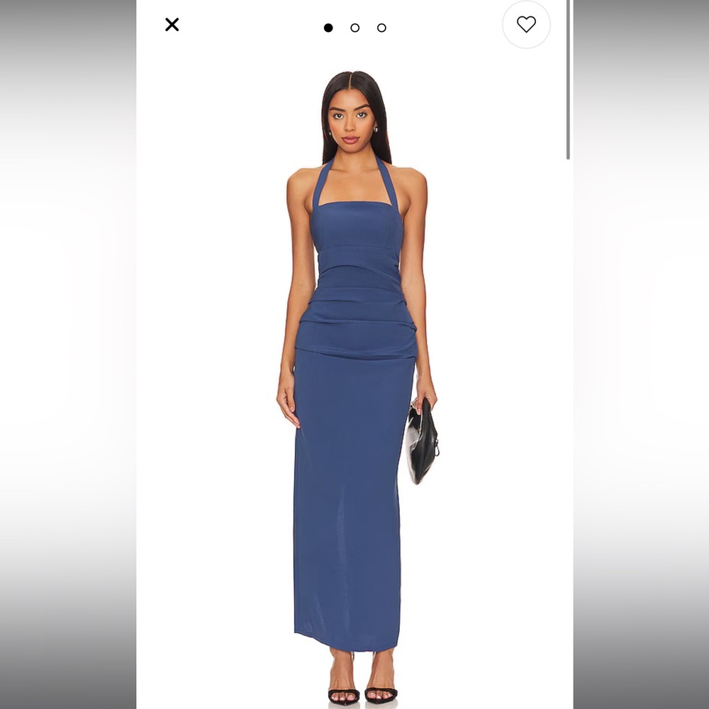 1999 Maxi in Navy
LIONESS - Blue Halter Maxi Dress - Revolve